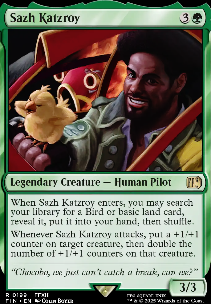 Featured card: Sazh Katzroy
