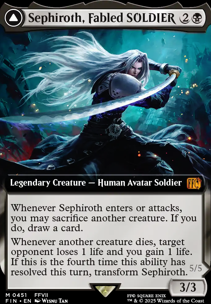 Commander: Sephiroth, Fabled SOLDIER