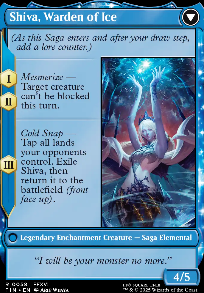 Shiva, Warden of Ice