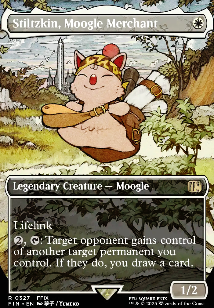 Commander: Stiltzkin, Moogle Merchant