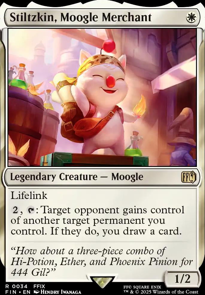 Stiltzkin, Moogle Merchant