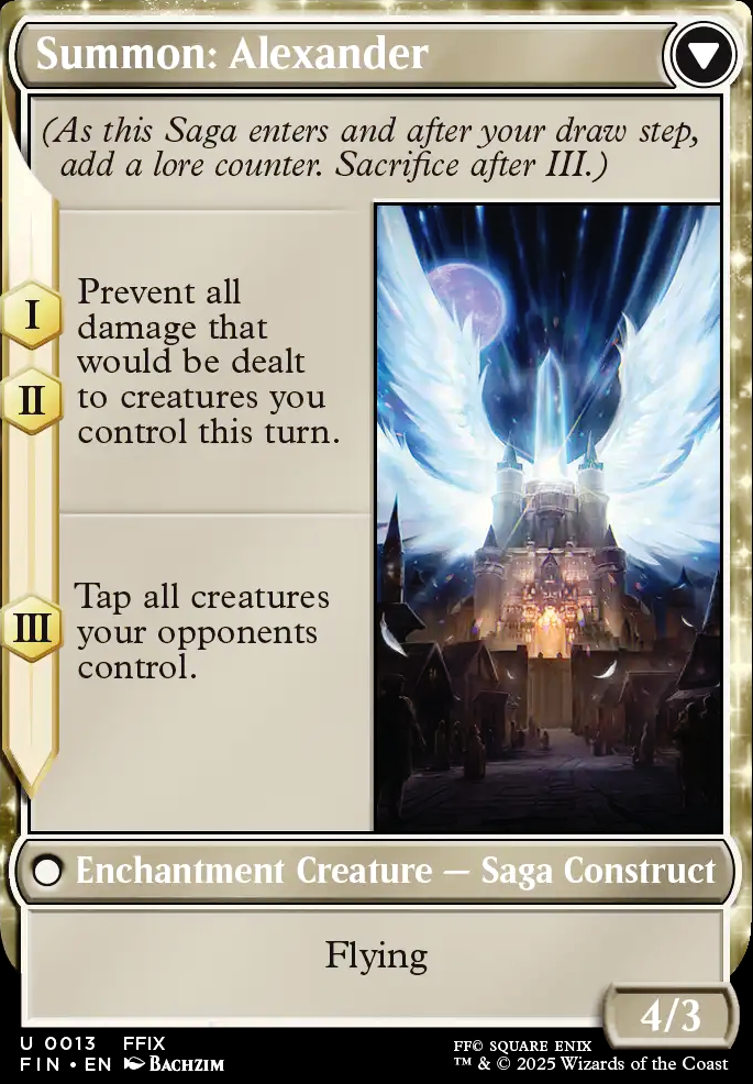 Featured card: Summon: Alexander