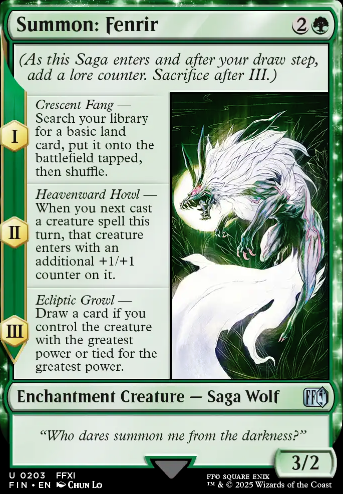 Summon: Fenrir