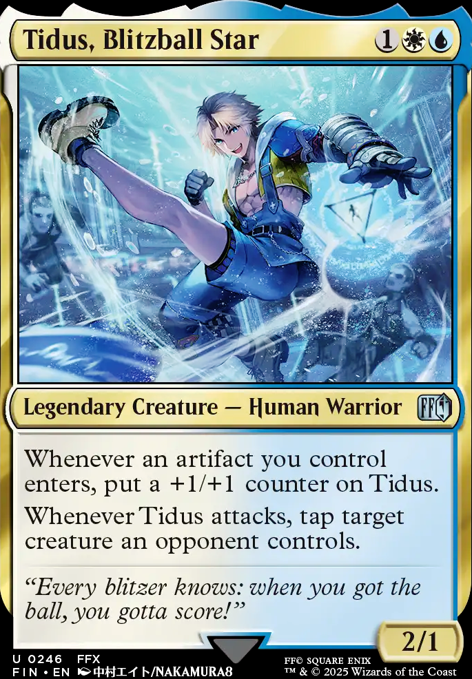 Tidus, Blitzball Star