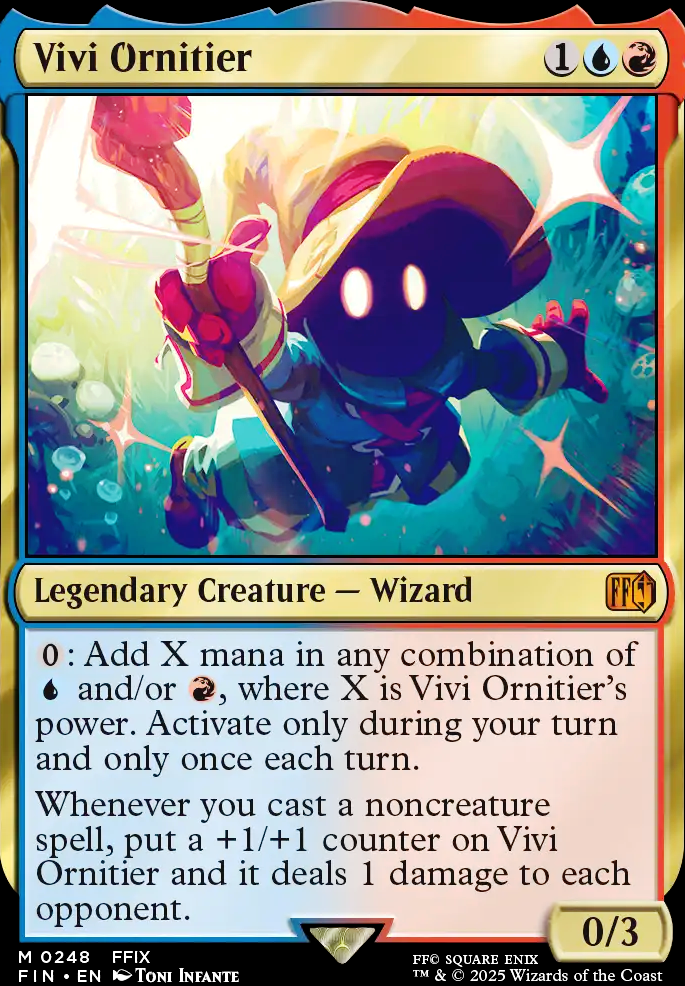 Vivi Ornitier feature for FF commanders definitely not OP