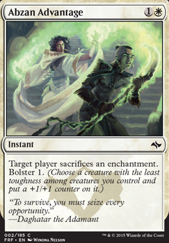Abzan Advantage feature for Purgers of Femeref