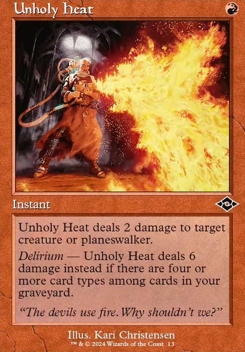 Featured card: Unholy Heat