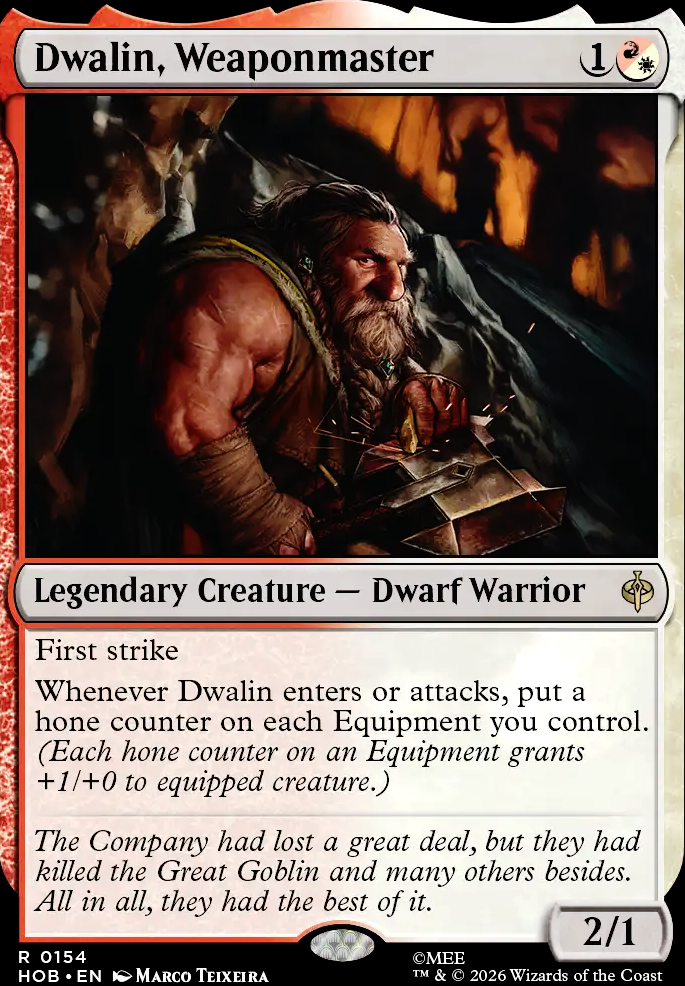 Dwalin, Weaponmaster