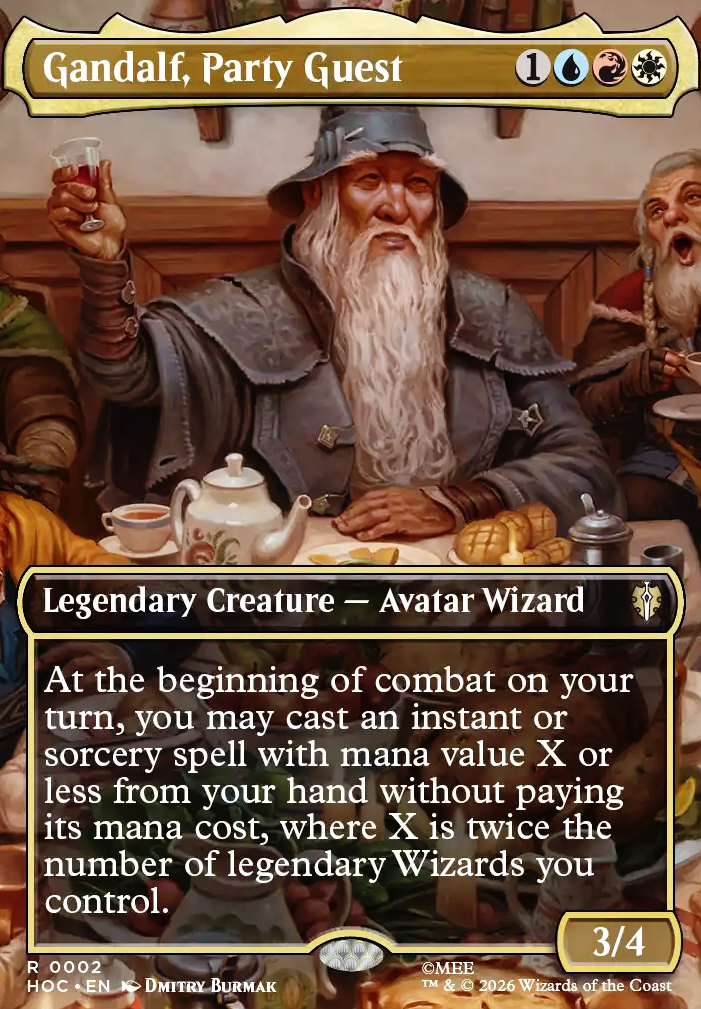 Gandalf, Party Guest feature for Gandalf's Magical Kickback