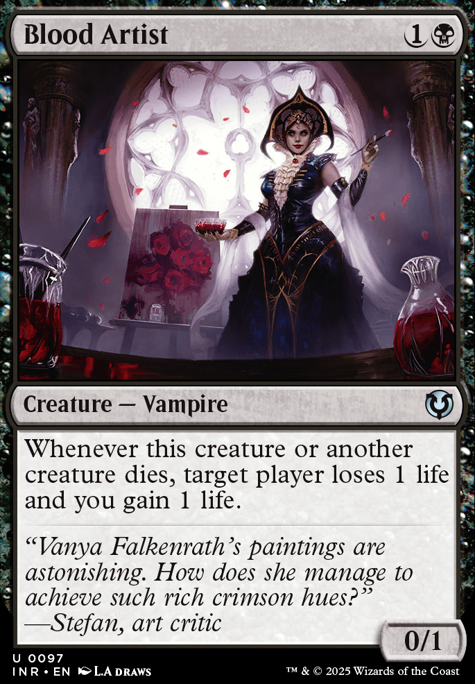 Featured card: Blood Artist