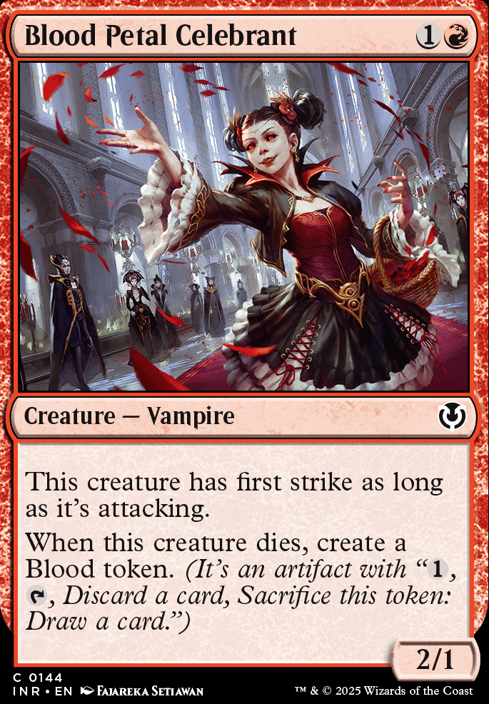 Featured card: Blood Petal Celebrant