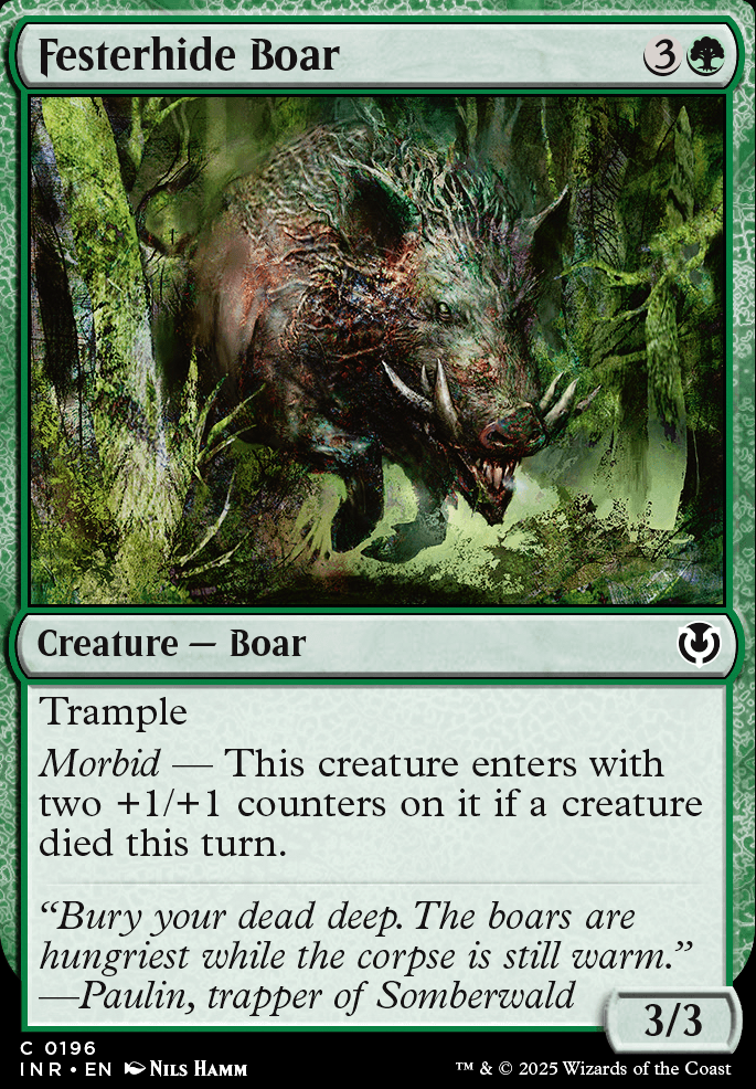 Featured card: Festerhide Boar