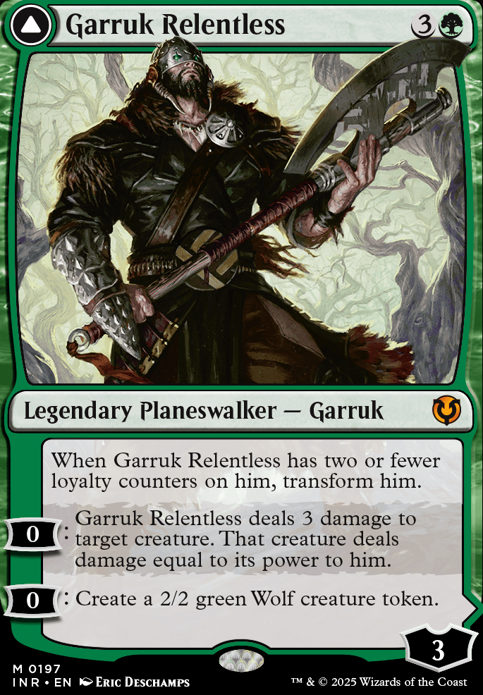 Featured card: Garruk Relentless