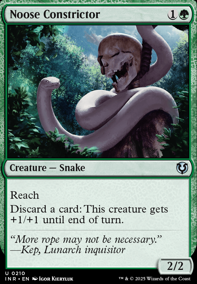 Featured card: Noose Constrictor