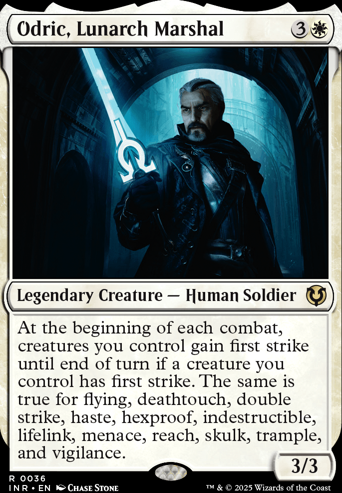 Featured card: Odric, Lunarch Marshal