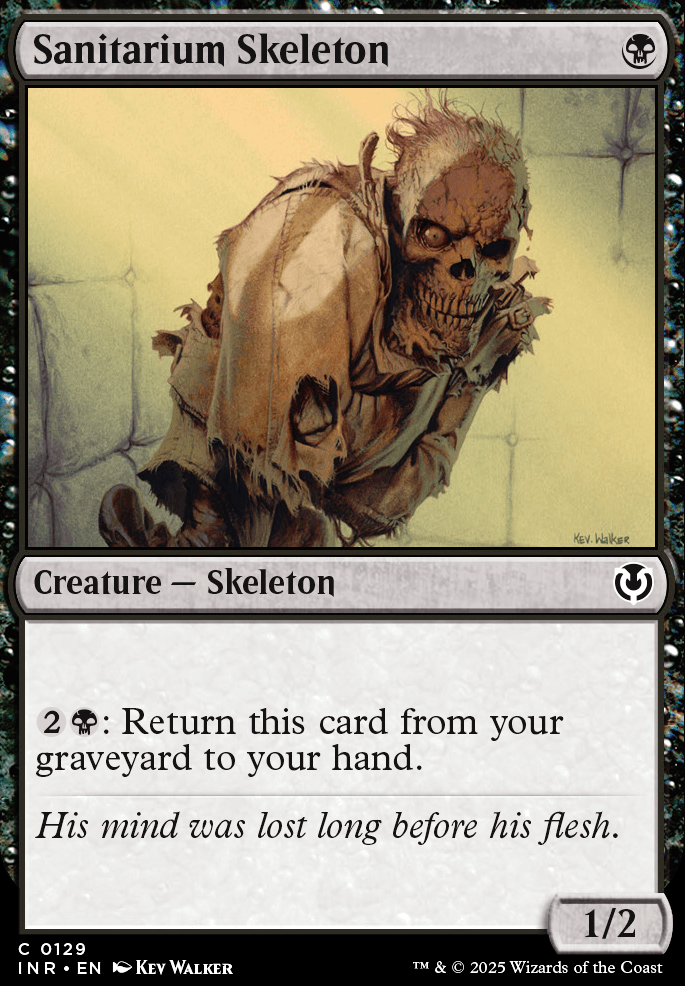 Featured card: Sanitarium Skeleton