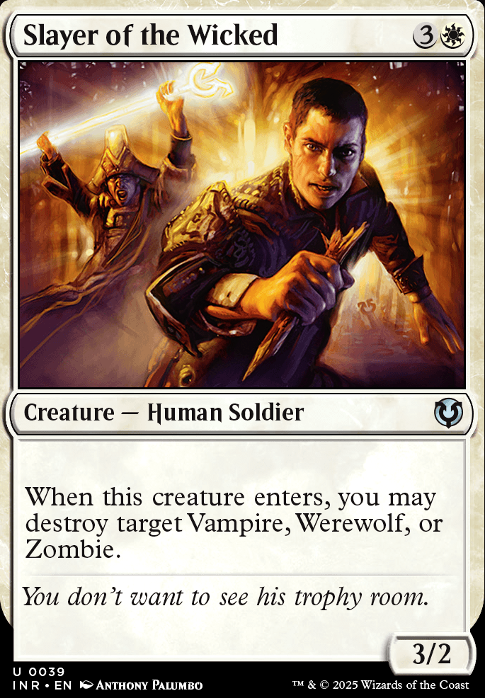 Featured card: Slayer of the Wicked