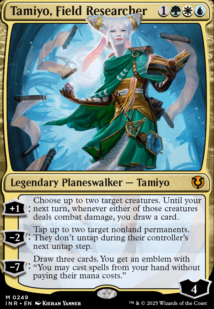 Featured card: Tamiyo, Field Researcher