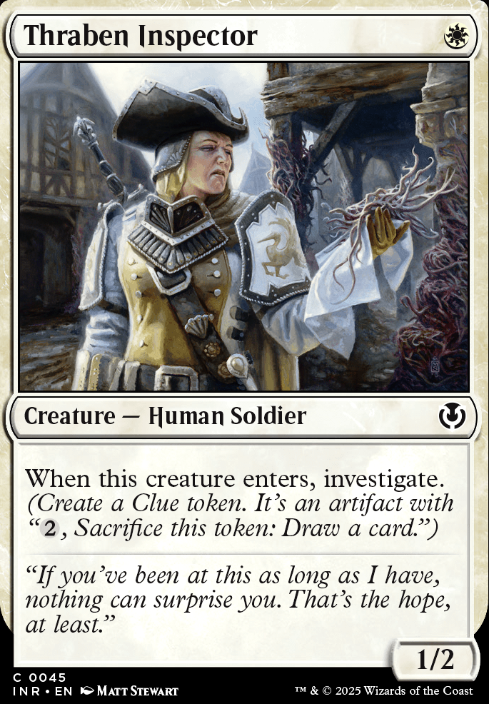 Featured card: Thraben Inspector