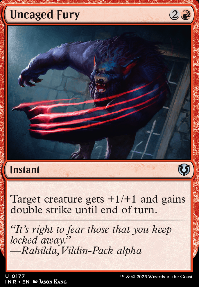 Featured card: Uncaged Fury