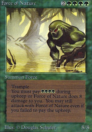 Force of Nature feature for Old School Mono Green