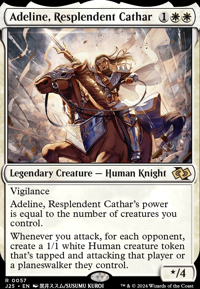 Commander: Adeline, Resplendent Cathar