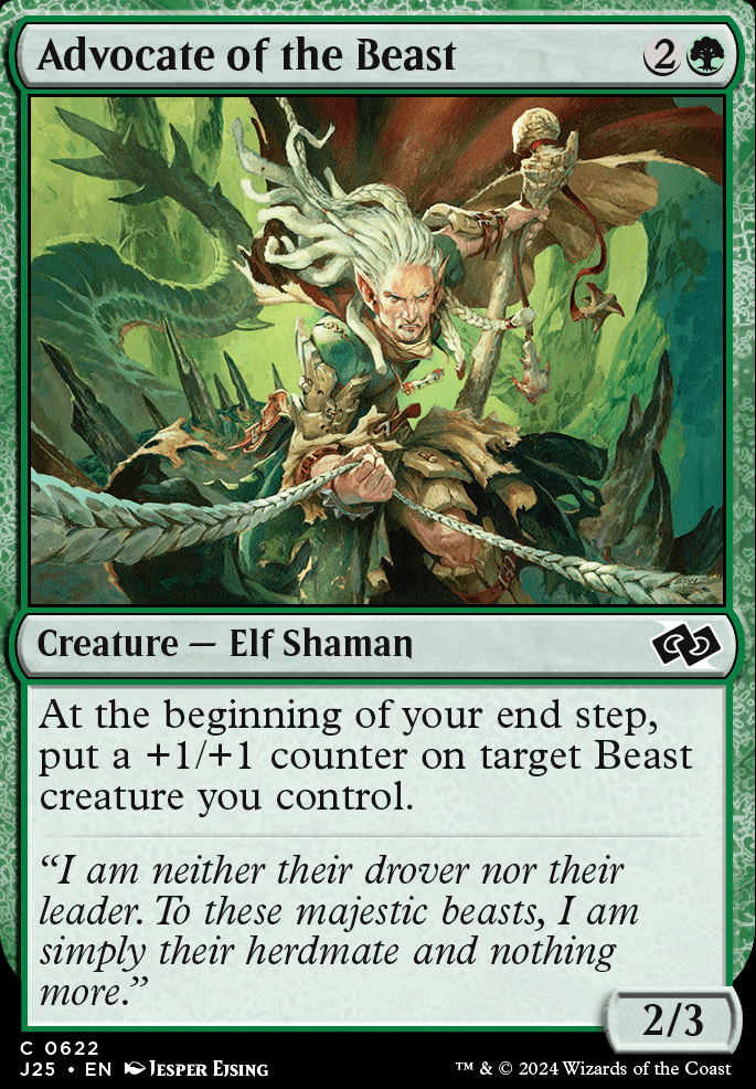 Featured card: Advocate of the Beast