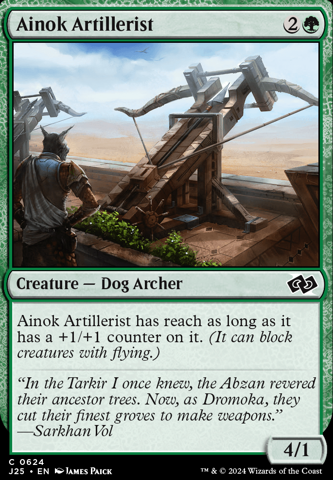 Featured card: Ainok Artillerist