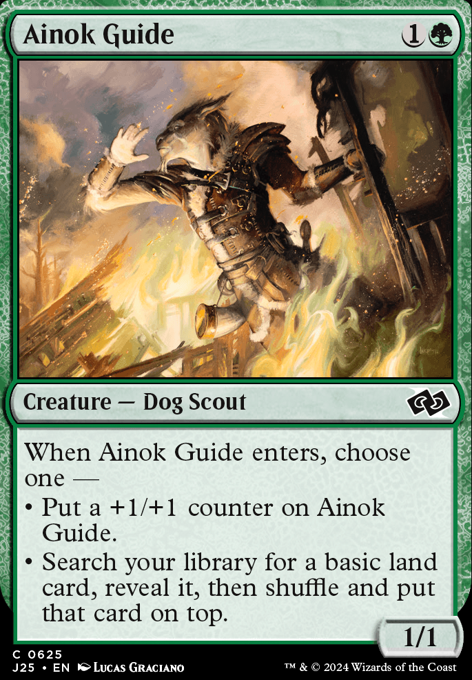 Featured card: Ainok Guide