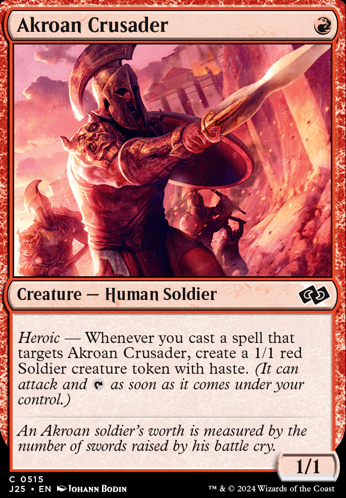 Featured card: Akroan Crusader