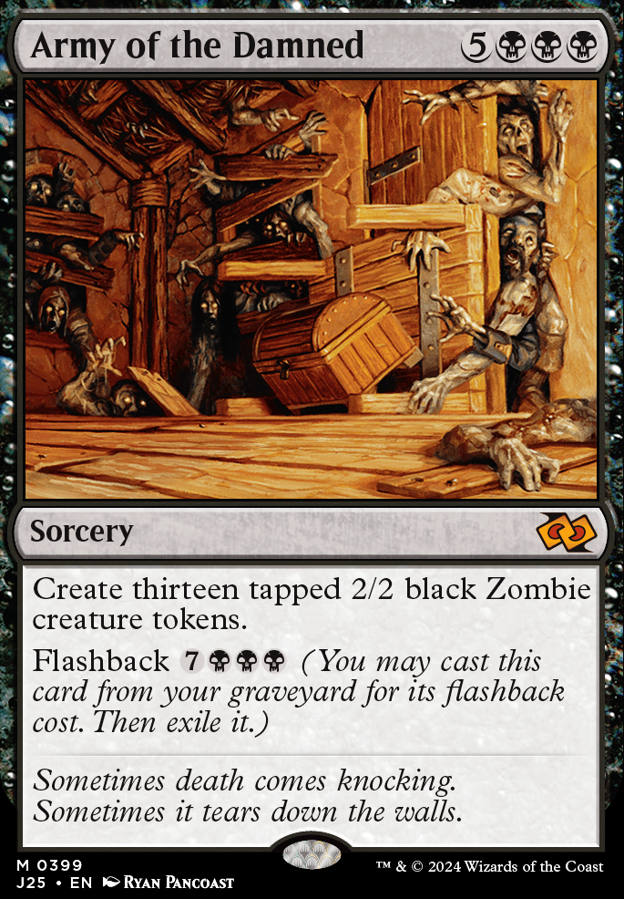 Featured card: Army of the Damned