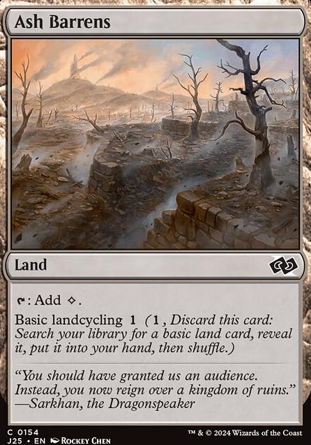 Featured card: Ash Barrens