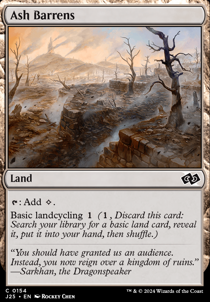 Featured card: Ash Barrens