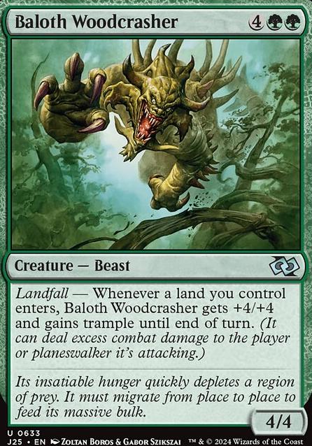 Featured card: Baloth Woodcrasher