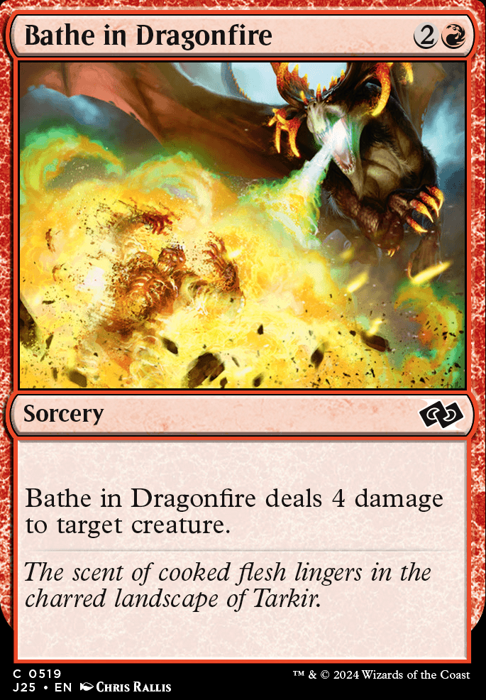 Featured card: Bathe in Dragonfire