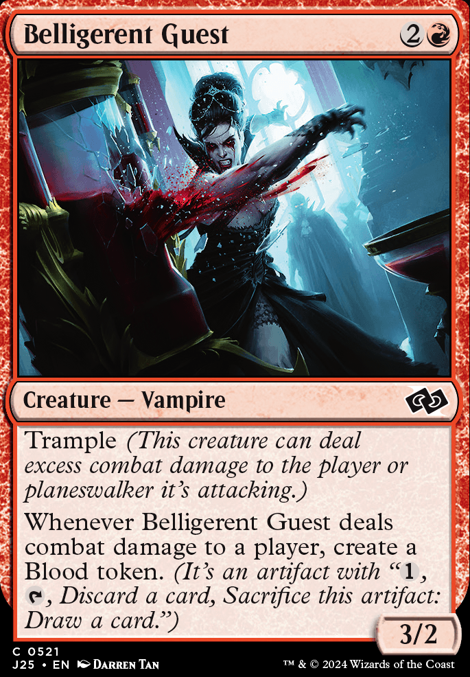 Featured card: Belligerent Guest