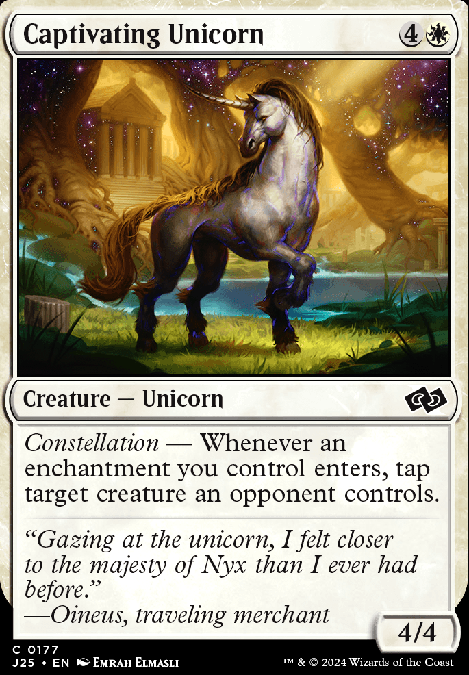 Featured card: Captivating Unicorn