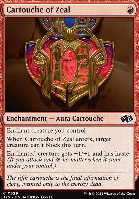 Featured card: Cartouche of Zeal