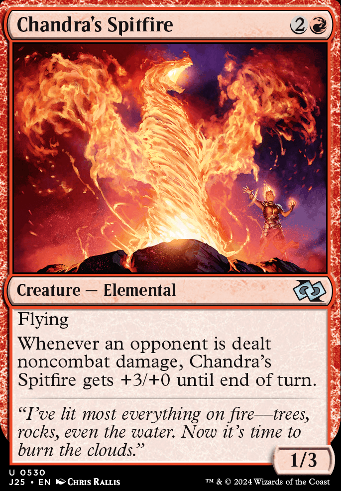 Featured card: Chandra's Spitfire