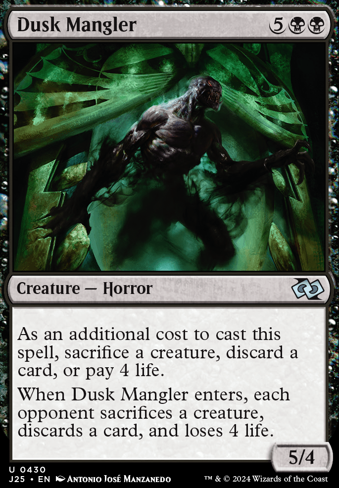 Dusk Mangler