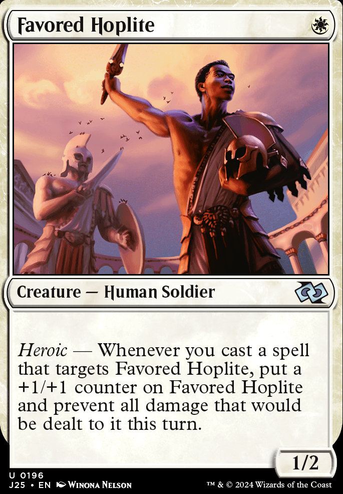 Featured card: Favored Hoplite