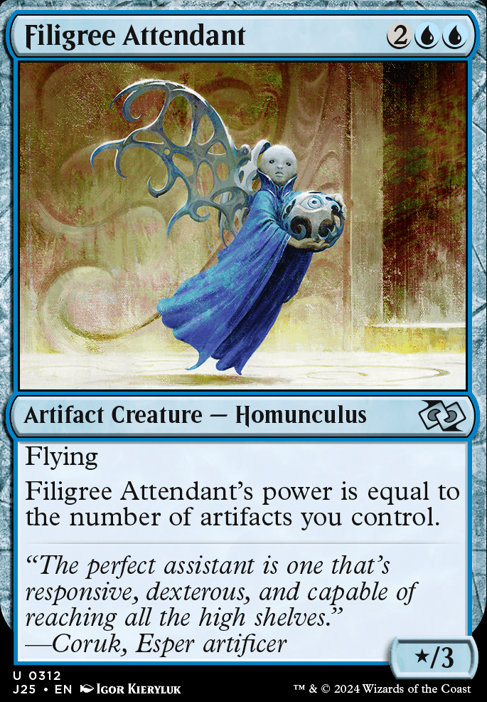 Featured card: Filigree Attendant