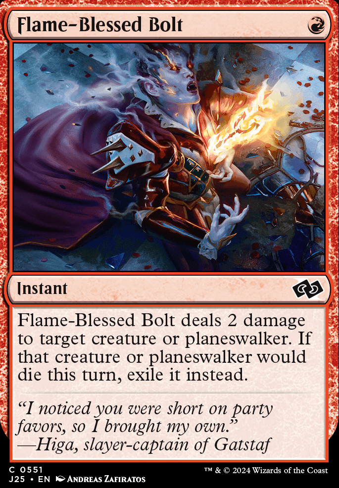 Featured card: Flame-Blessed Bolt