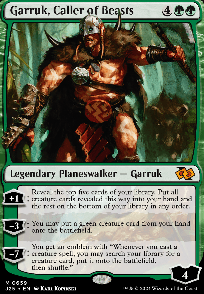 Garruk, Caller of Beasts feature for Garruk - Overrun