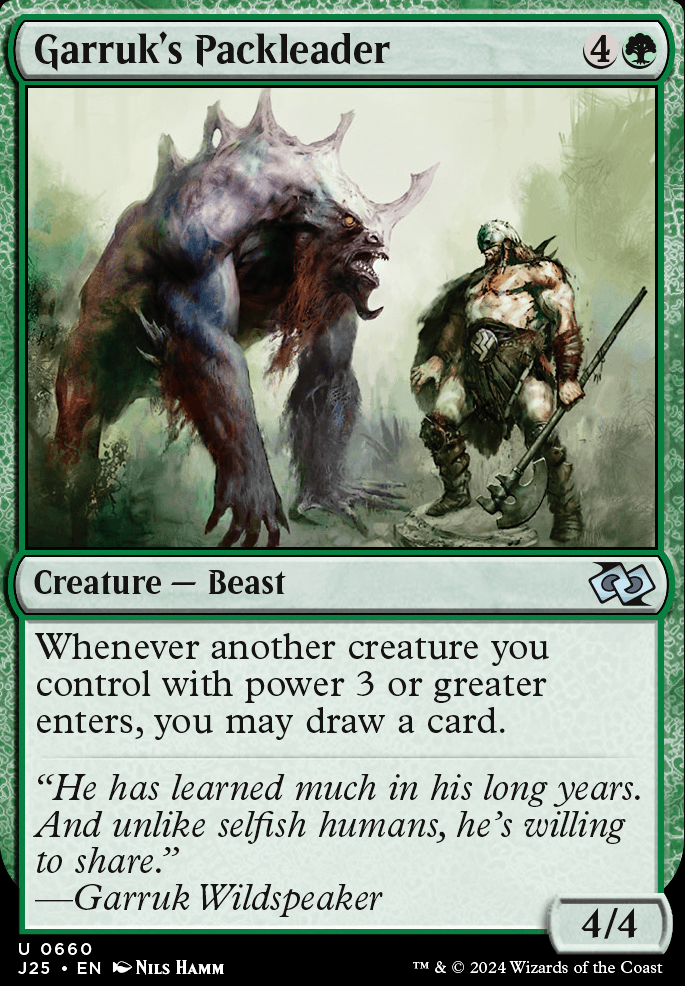 Featured card: Garruk's Packleader