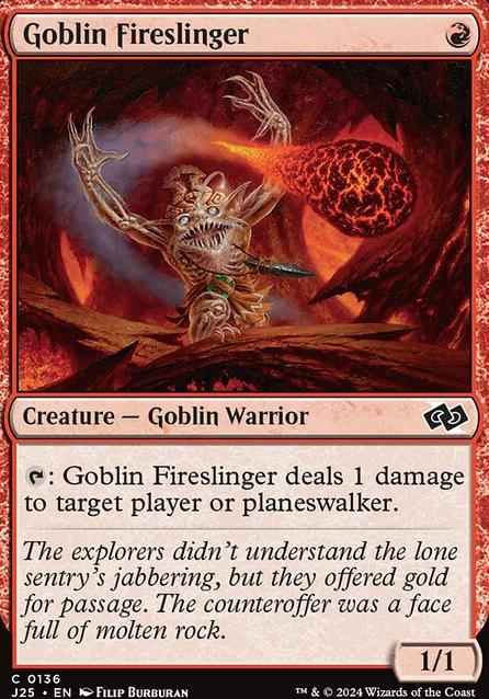 Featured card: Goblin Fireslinger