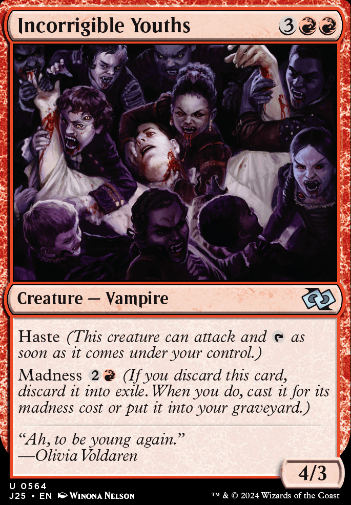 Incorrigible Youths feature for Madness of Rakdos (AER)