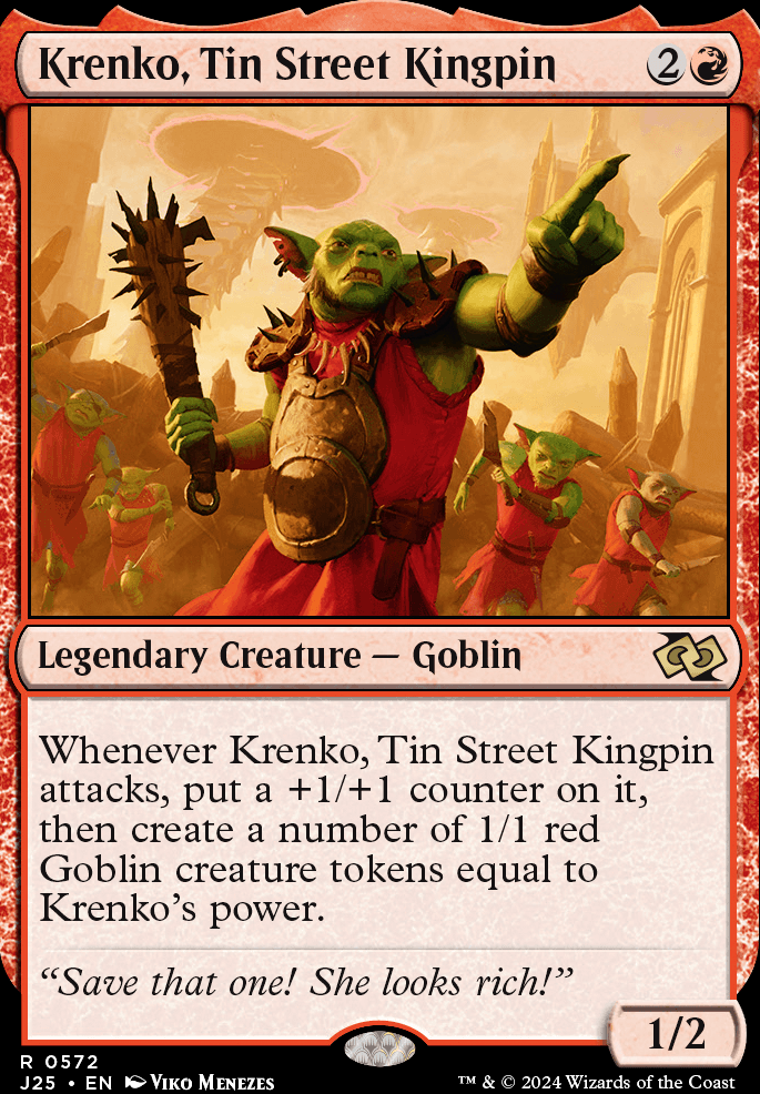 Featured card: Krenko, Tin Street Kingpin