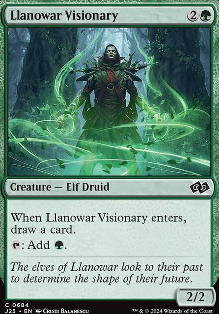 Llanowar Visionary feature for Tibalding Spot Standard