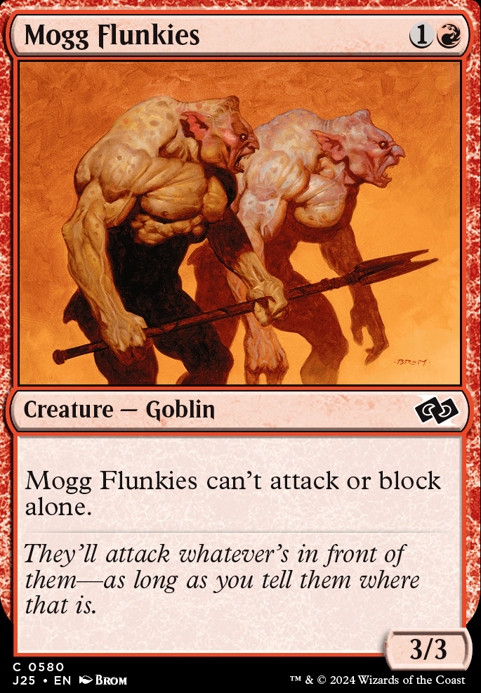 Featured card: Mogg Flunkies